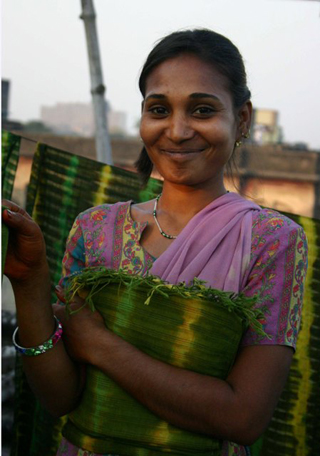 Zubaida Nizam, India: Photograph courtesy of Ten Thousand Villages